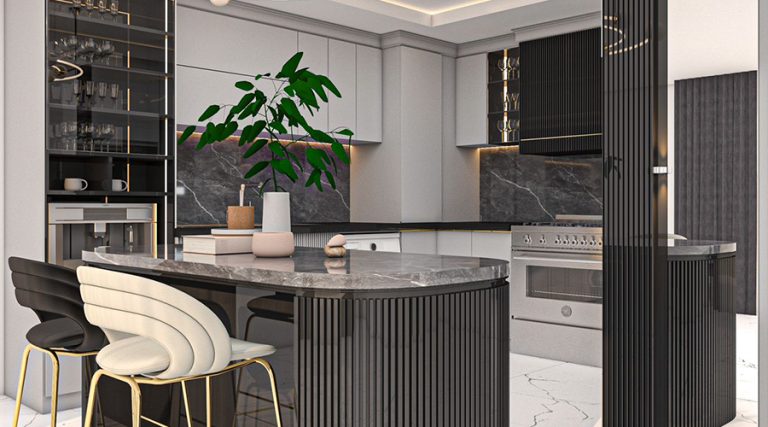 نمونه طراحی کابینت پست مدرن در شیراز