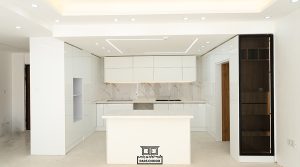 نمونه کابینت پست مدرن (هایگلاس + رنگ پلی اورتان)