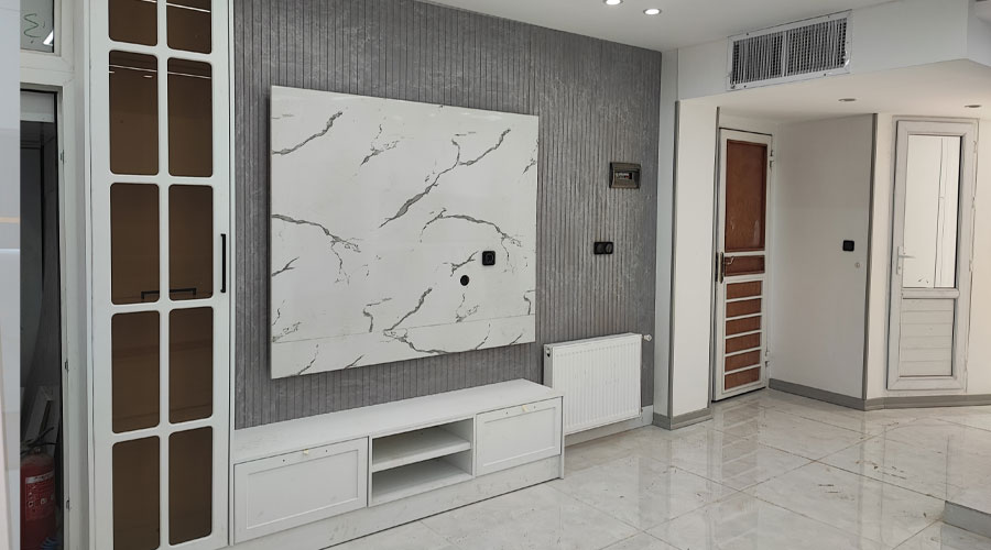 بهترین مجموعه ساخت تی وی وال در شیراز | سفارش و اجرای حرفه‌ای